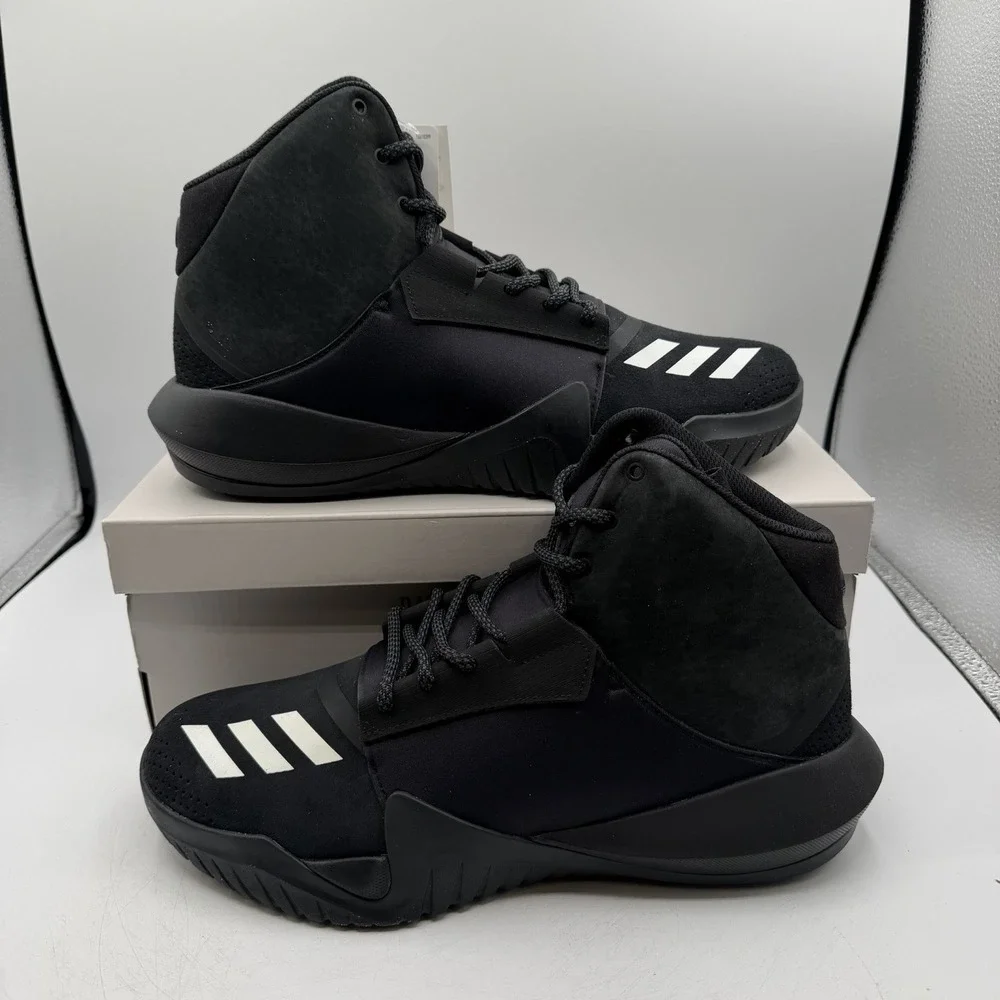 Adidas ADO Crazy Team Day‎ One Shoes Mens Sz 8.5 Black Originals Sneakers BY2870